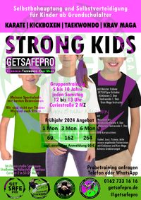 getsafepro kinder selbstverteidigung selbstbehauptung kampfsport karate teakwondo kickboxen krav maga mainz flyer